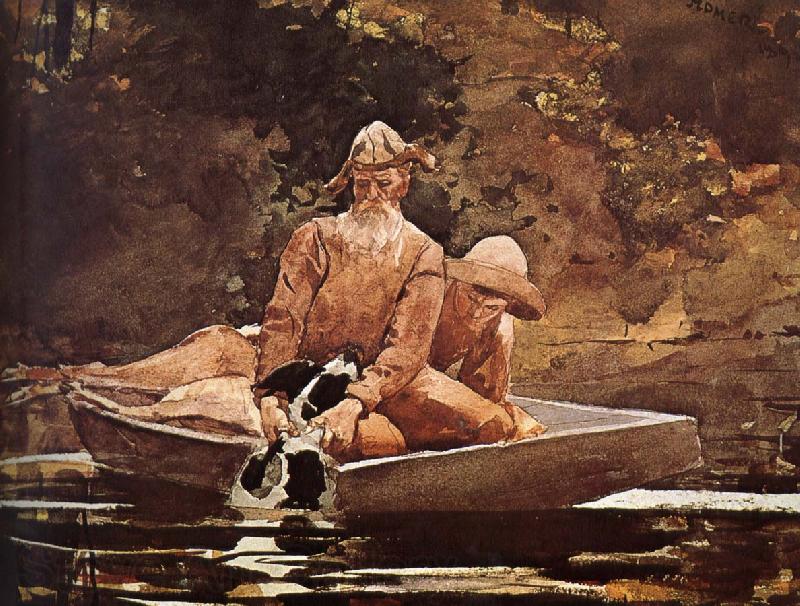 Winslow Homer After hunting Spain oil painting art